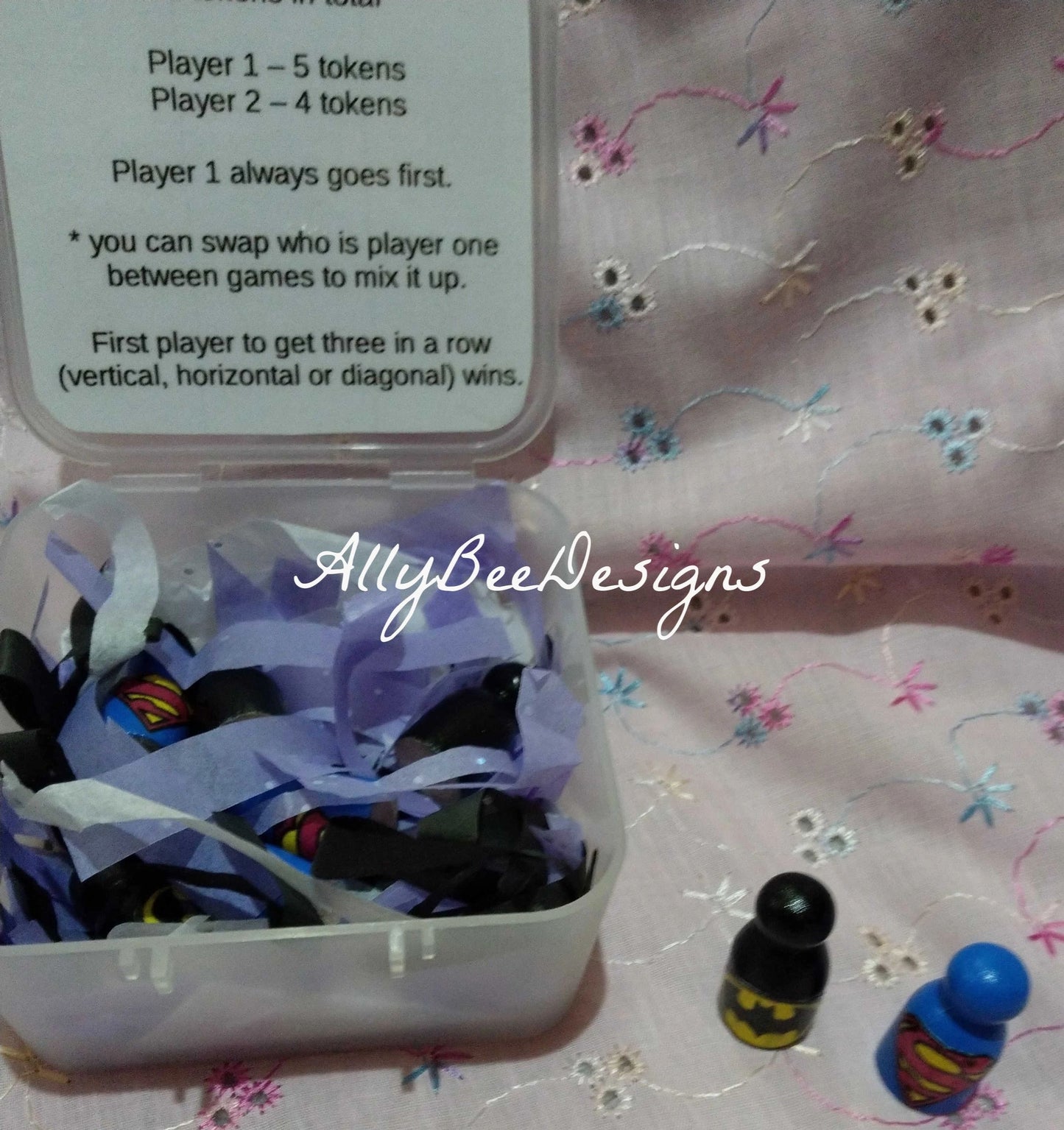 handmade TIC TAC TOE sets