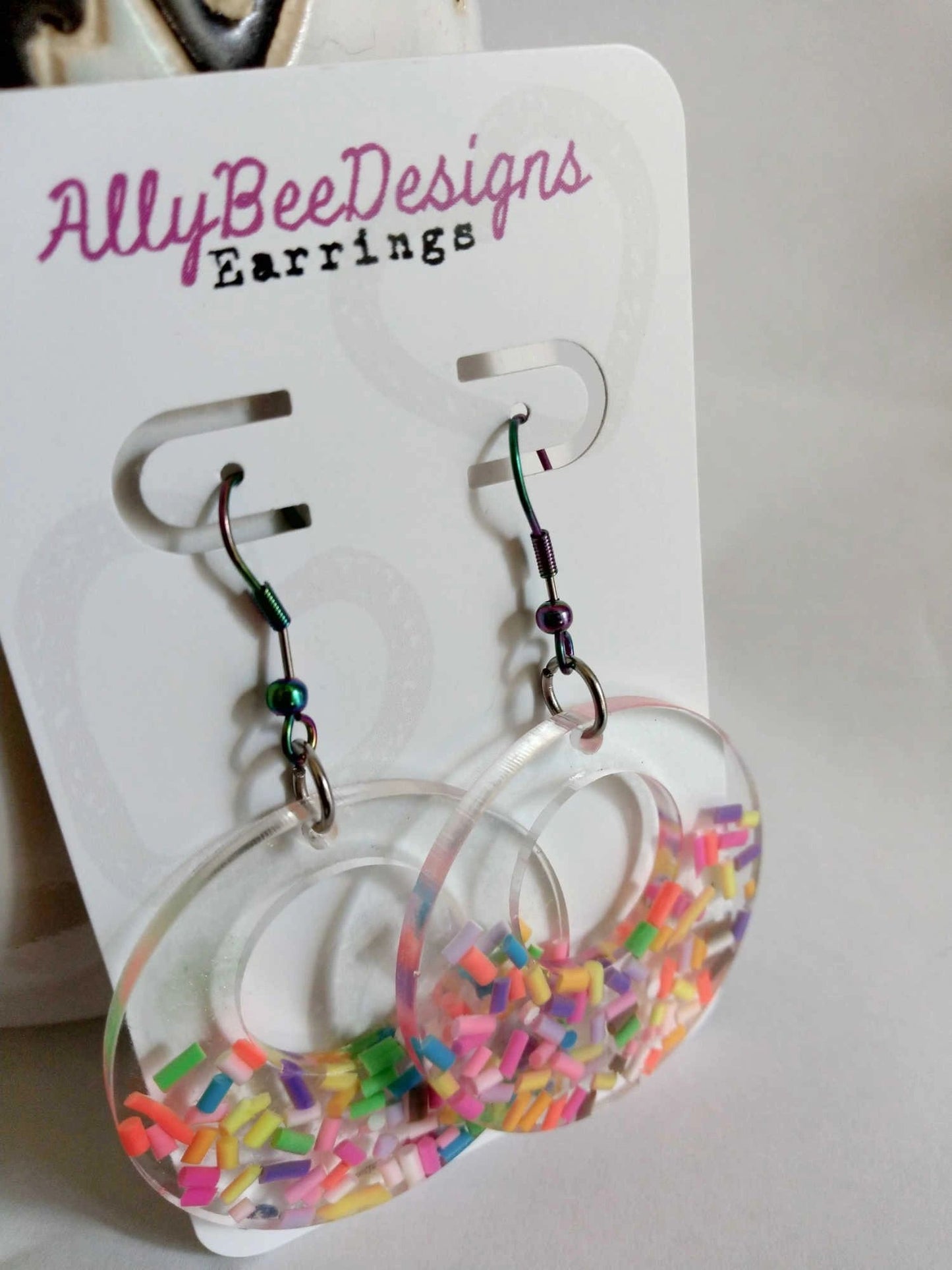 Mixed Designs Stud and Hook Dangle Earrings