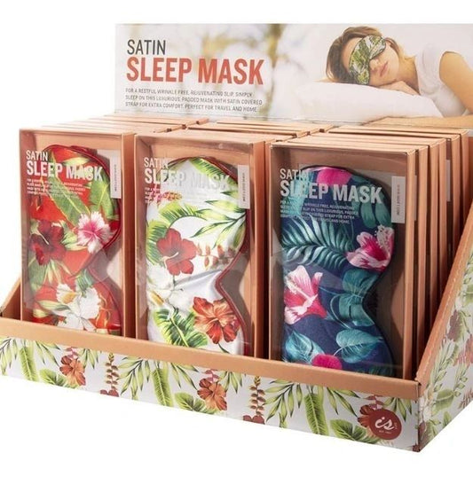 Tropical Sleep Mask - Luxury Satin