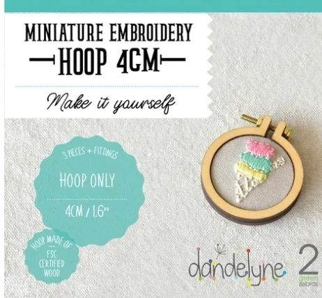 Dandelyne Mini Embroidery Hoops