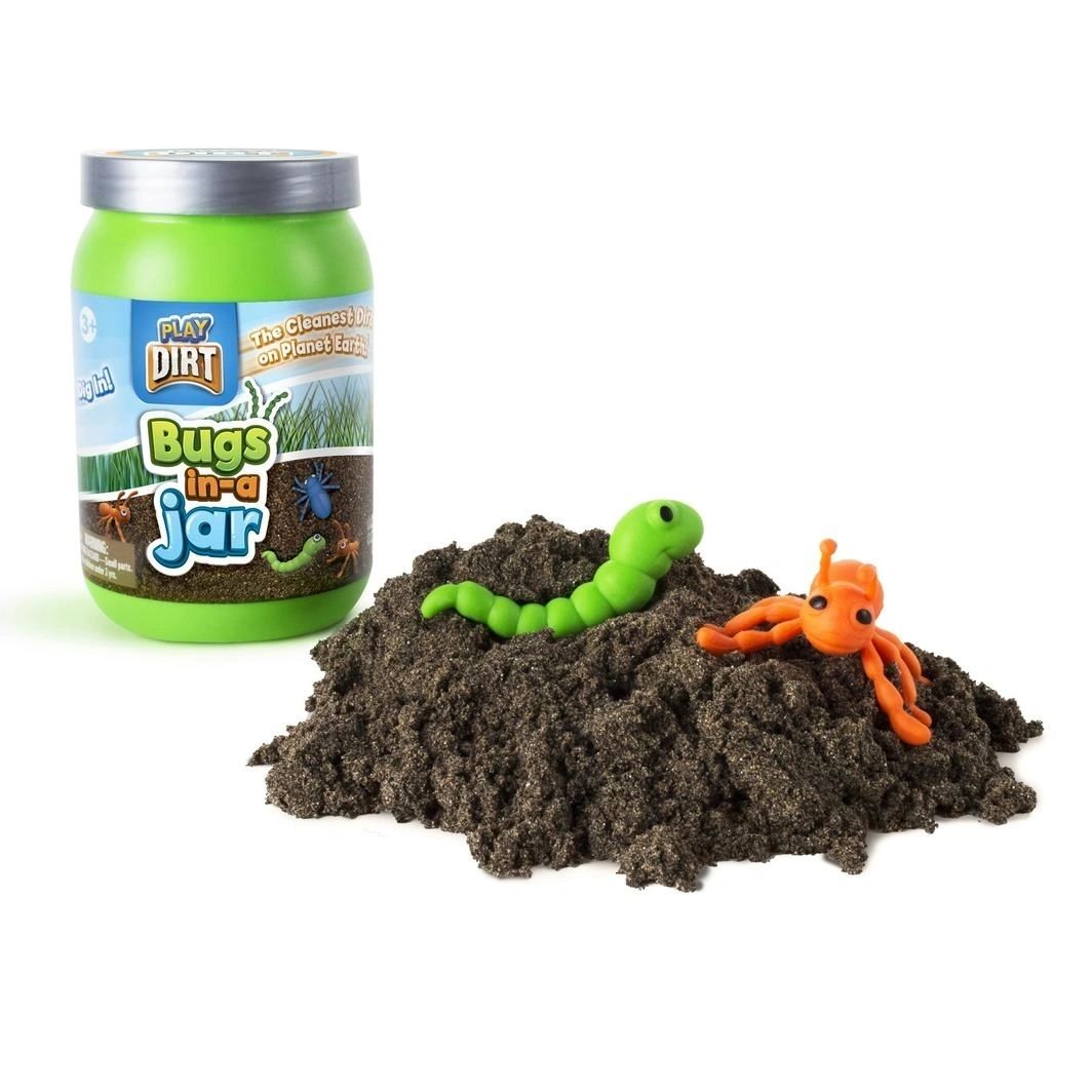 Play dirt in a jar - the cleanest dirt you'll ever have
