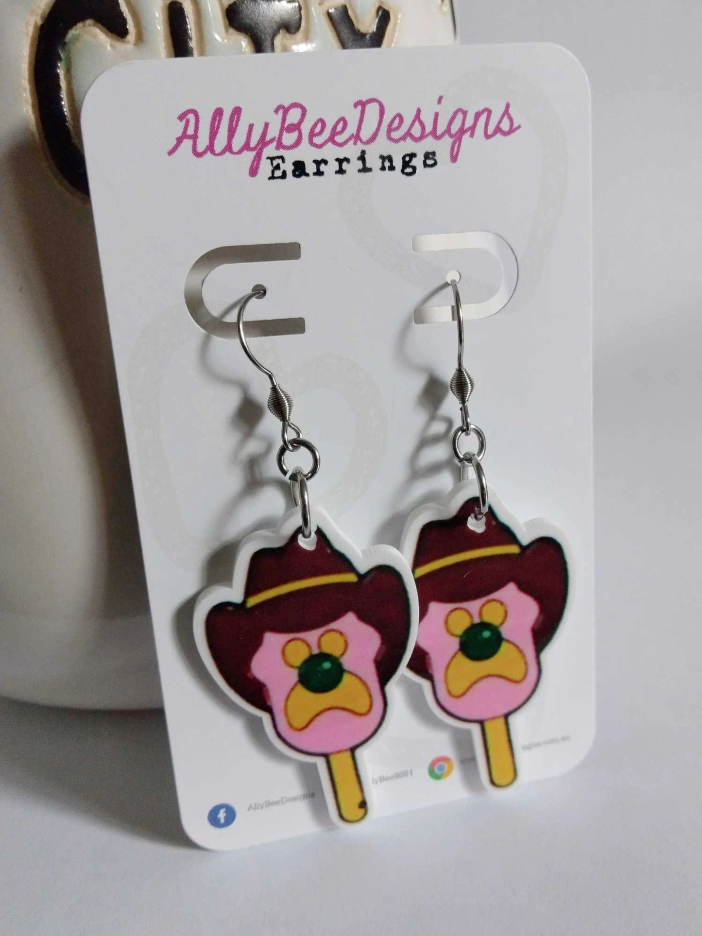 Novelty Themed Dangle Earrings - Game, Movies etc