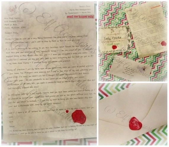100% Personalised Santa Letter- 2025 letters open - posting starting end October