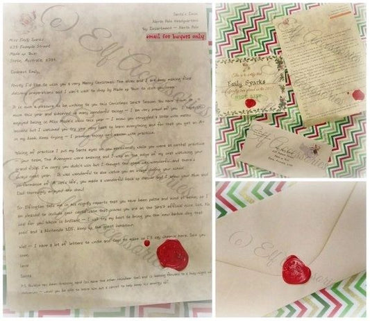 100% Personalised Santa Letter- 2024 letters open - posting starting end October