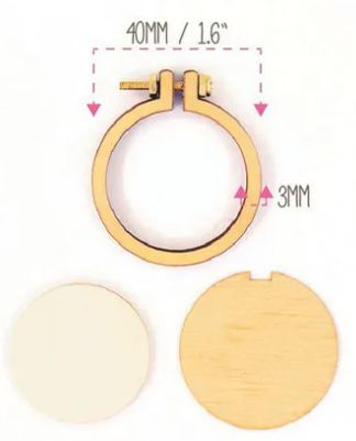 Dandelyne Mini Embroidery Hoops