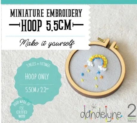Dandelyne Mini Embroidery Hoops