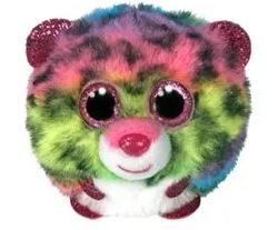Ty Puffies Dotty Multi Leopard - beanie boo