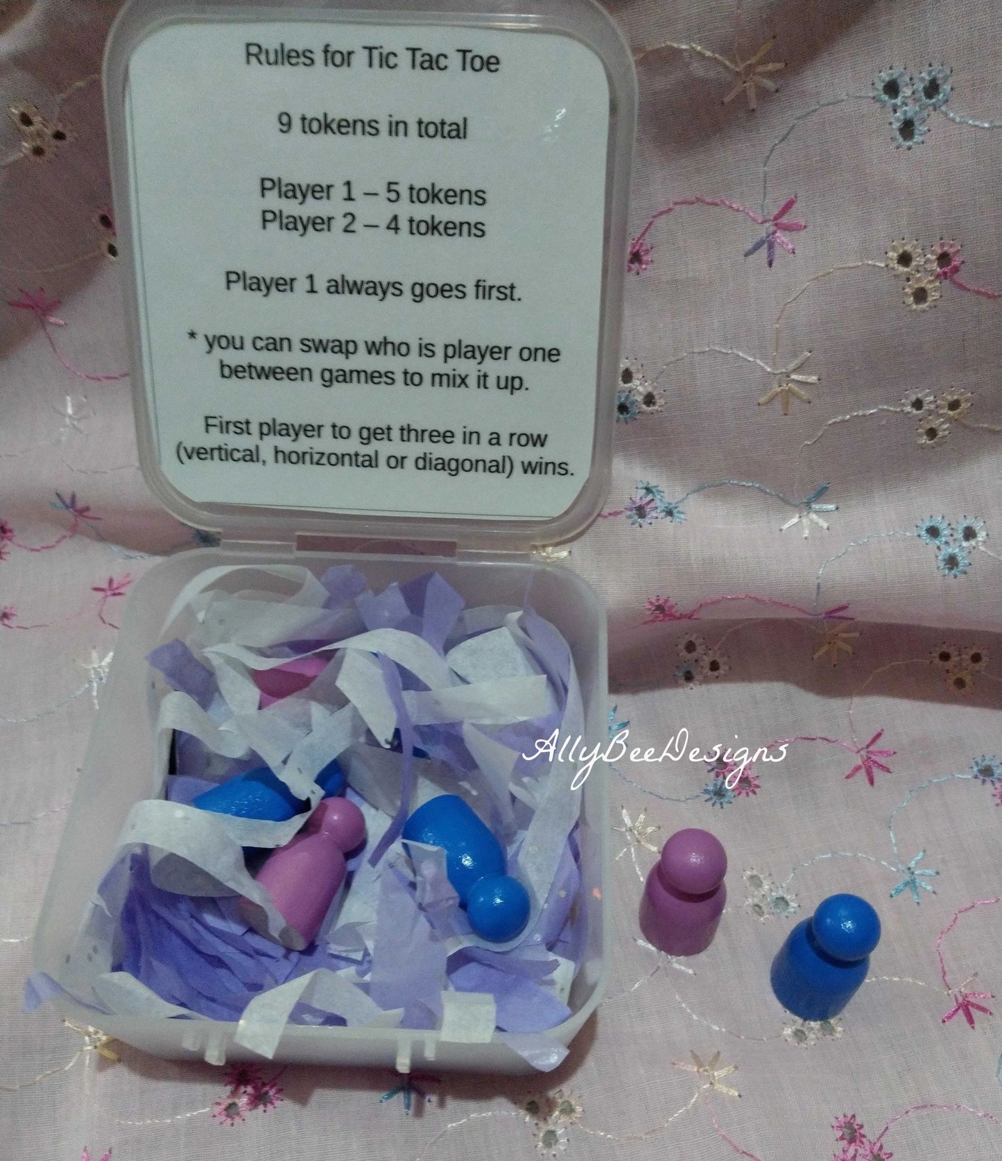 handmade TIC TAC TOE sets