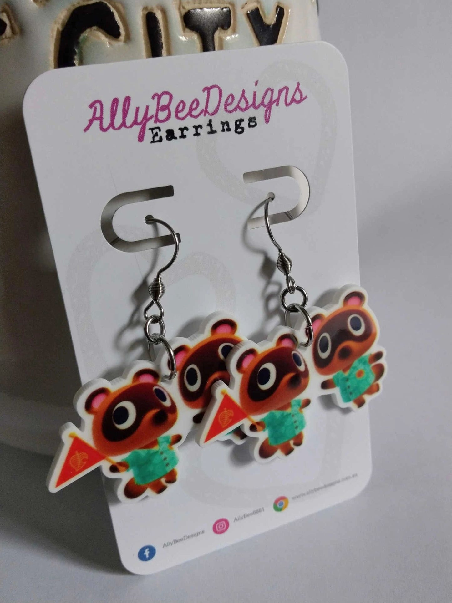 Novelty Themed Dangle Earrings - Game, Movies etc