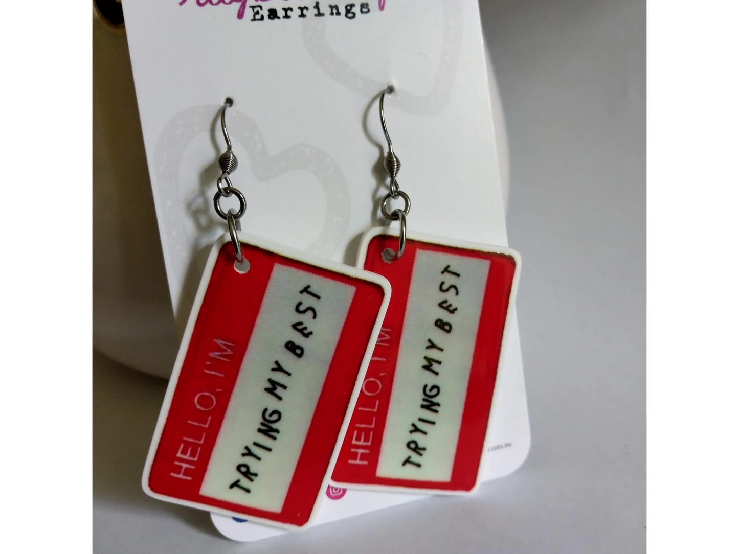 Novelty Themed Dangle Earrings - Game, Movies etc