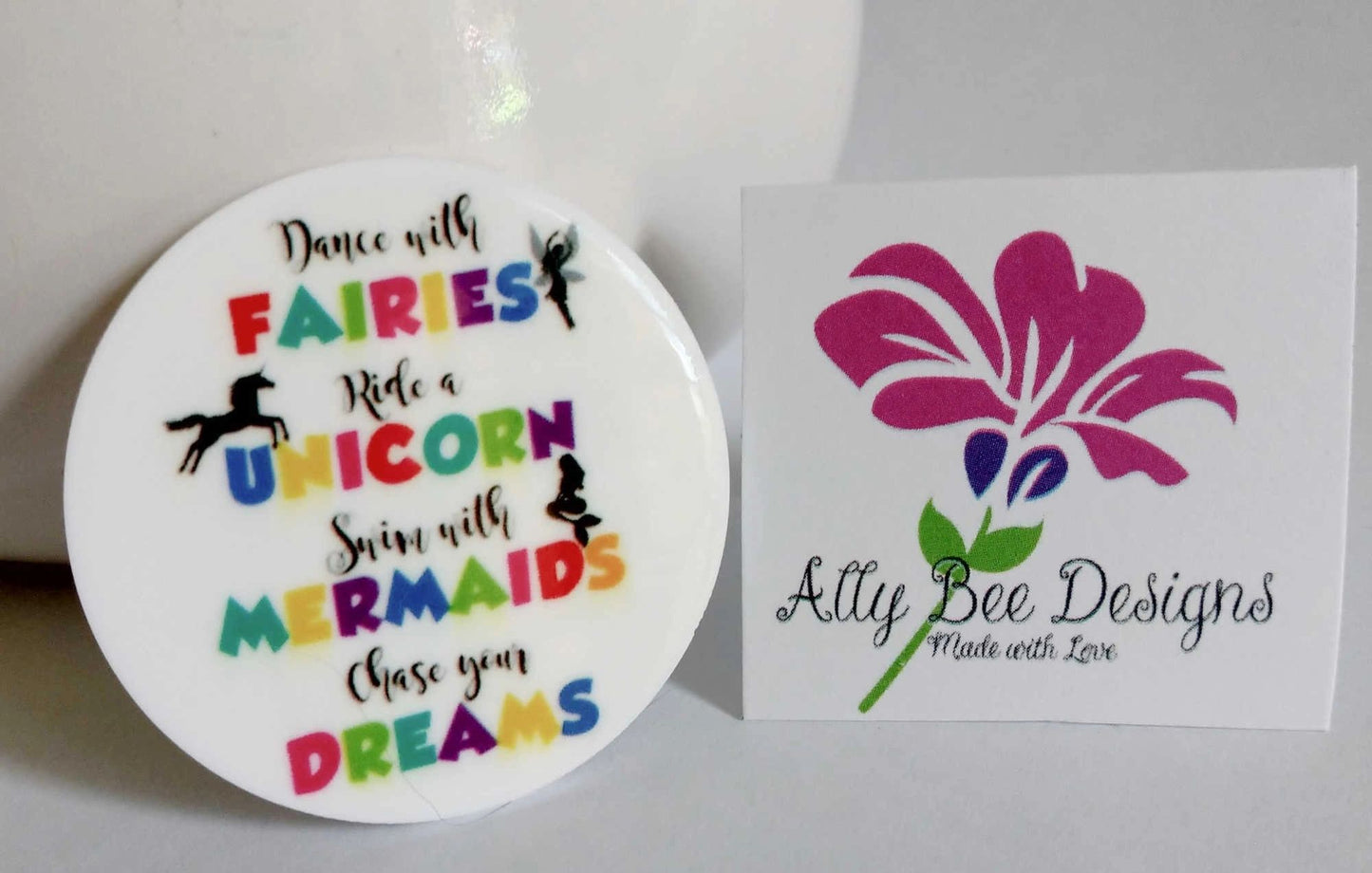 Various Badges - Butterfly pin back