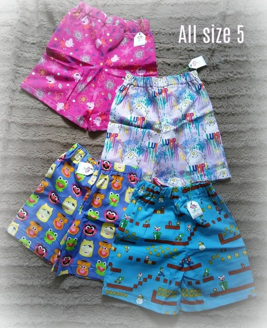 SIZE 5 handmade shorts