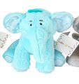 Super Soft Snuggle Elephant with chime baby safe rattle - 21cm
