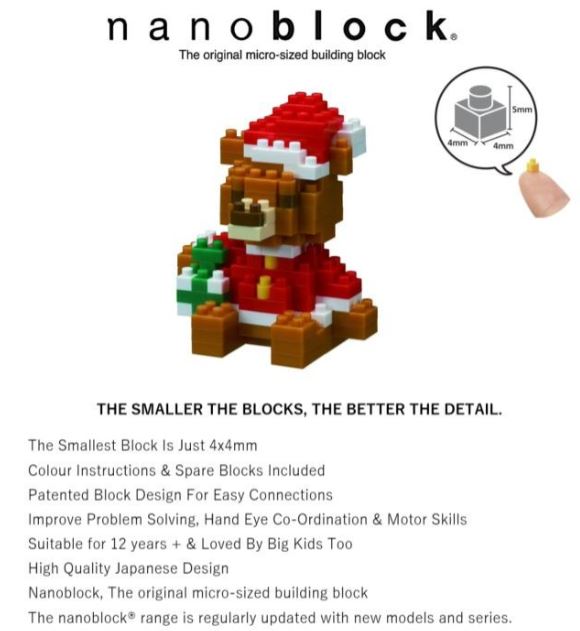 Nanoblock - Christmas Bear