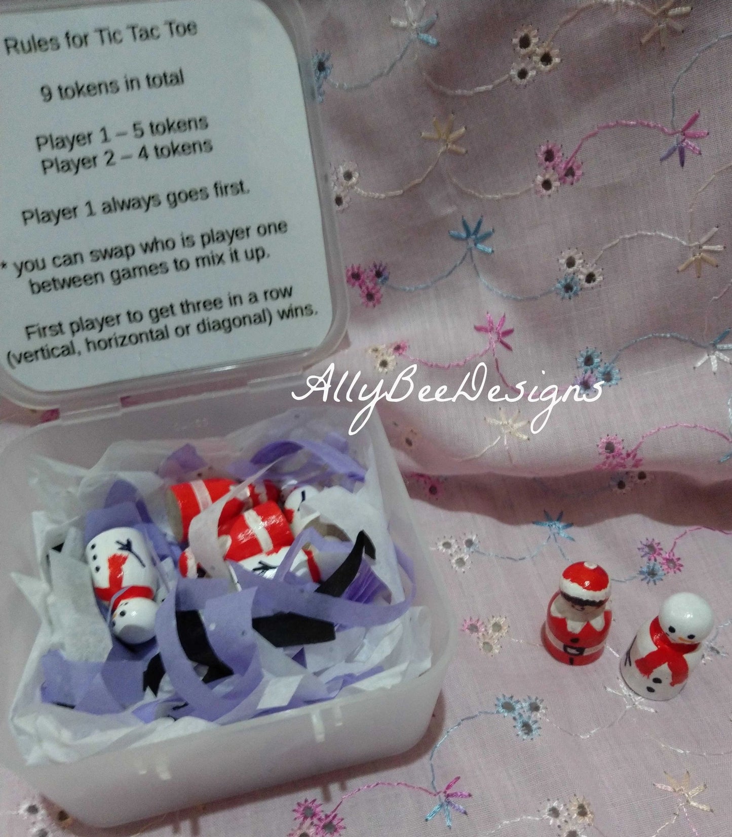 handmade TIC TAC TOE sets