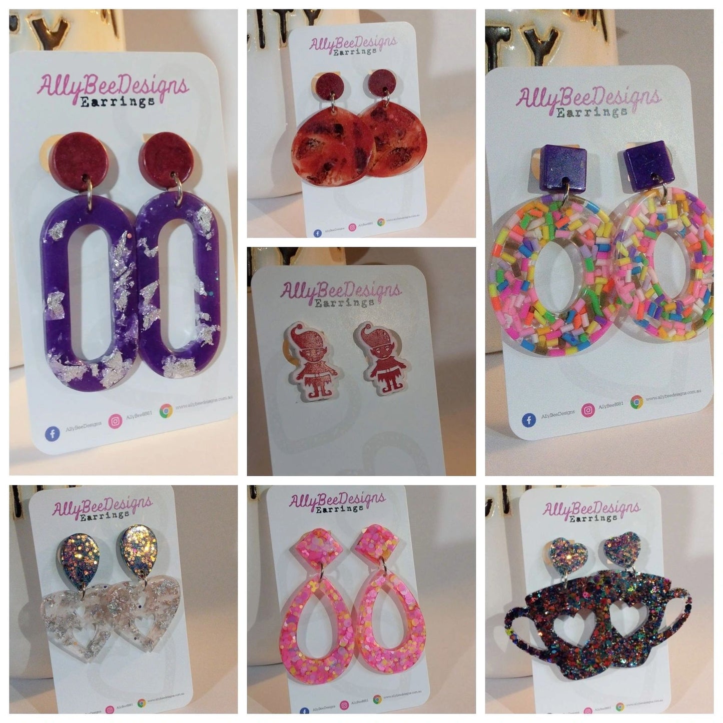 Various Dangle Stud Earrings