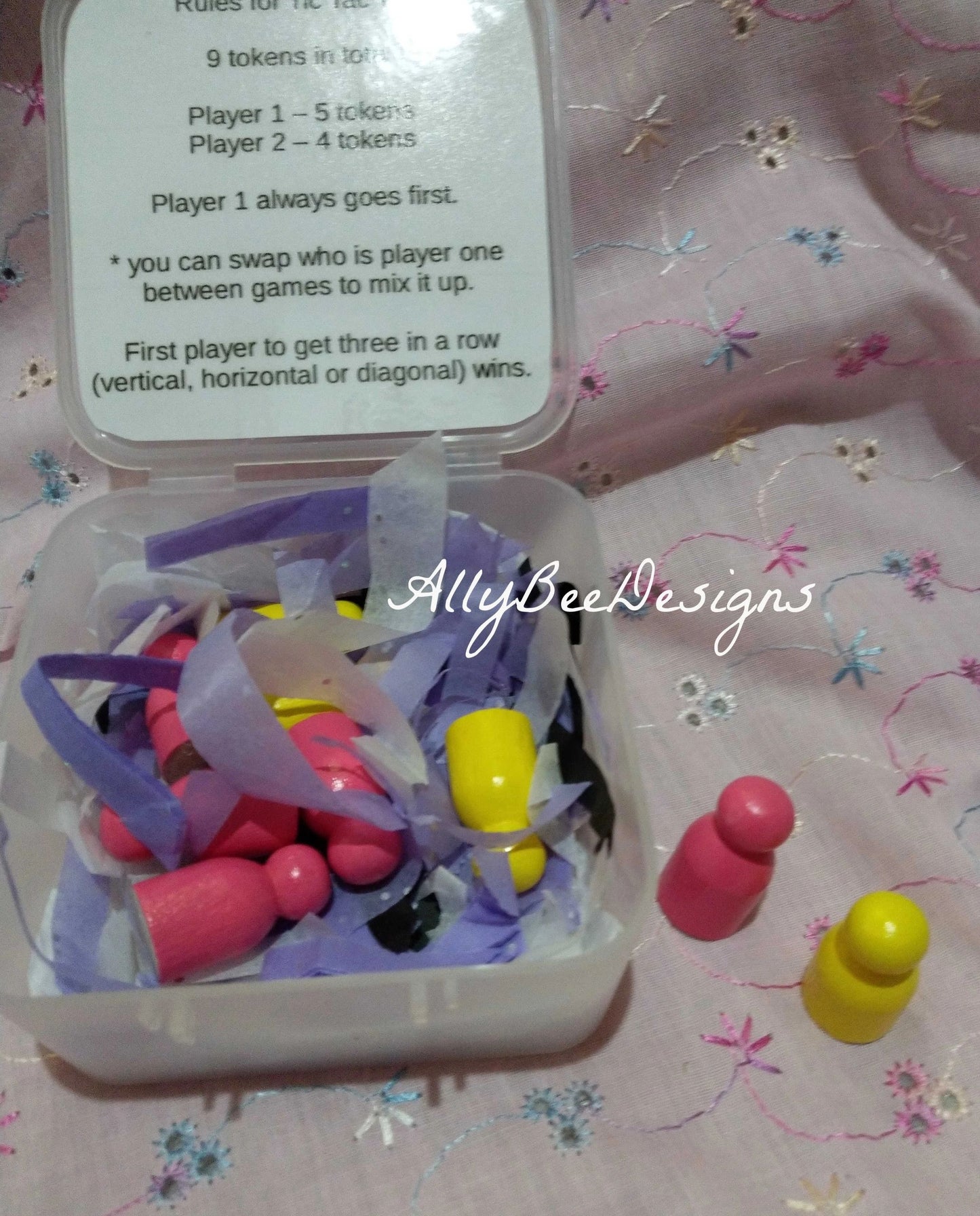 handmade TIC TAC TOE sets