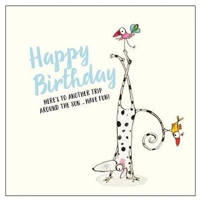 Happy Birthday spotty dog