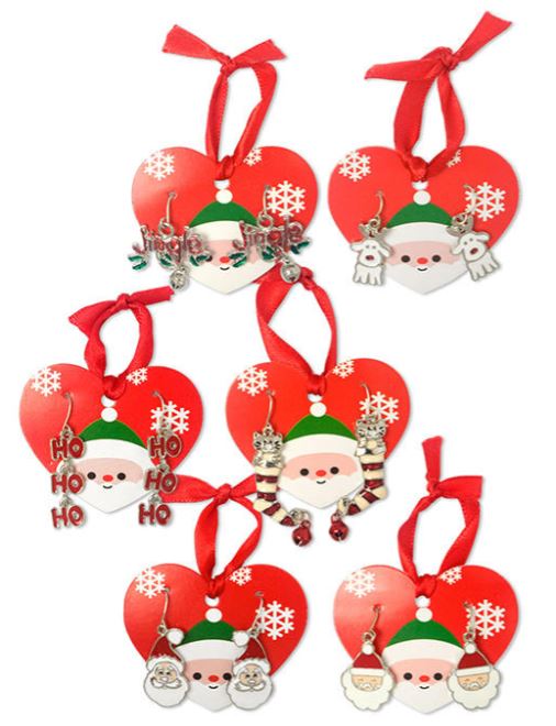 Novelty Christmas Themed Earrings for Pierced Ears