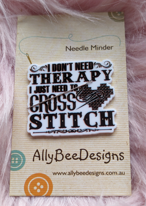 Thearpy - Novelty Needle Minder - Cross-stitch, Needlework, Embroidery