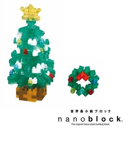 Nanoblock - tree and wreath