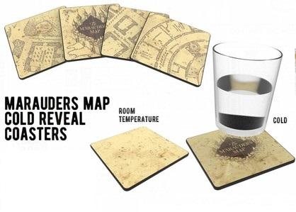Marauders Map Heat Changing Coaster Set (4 coasters)