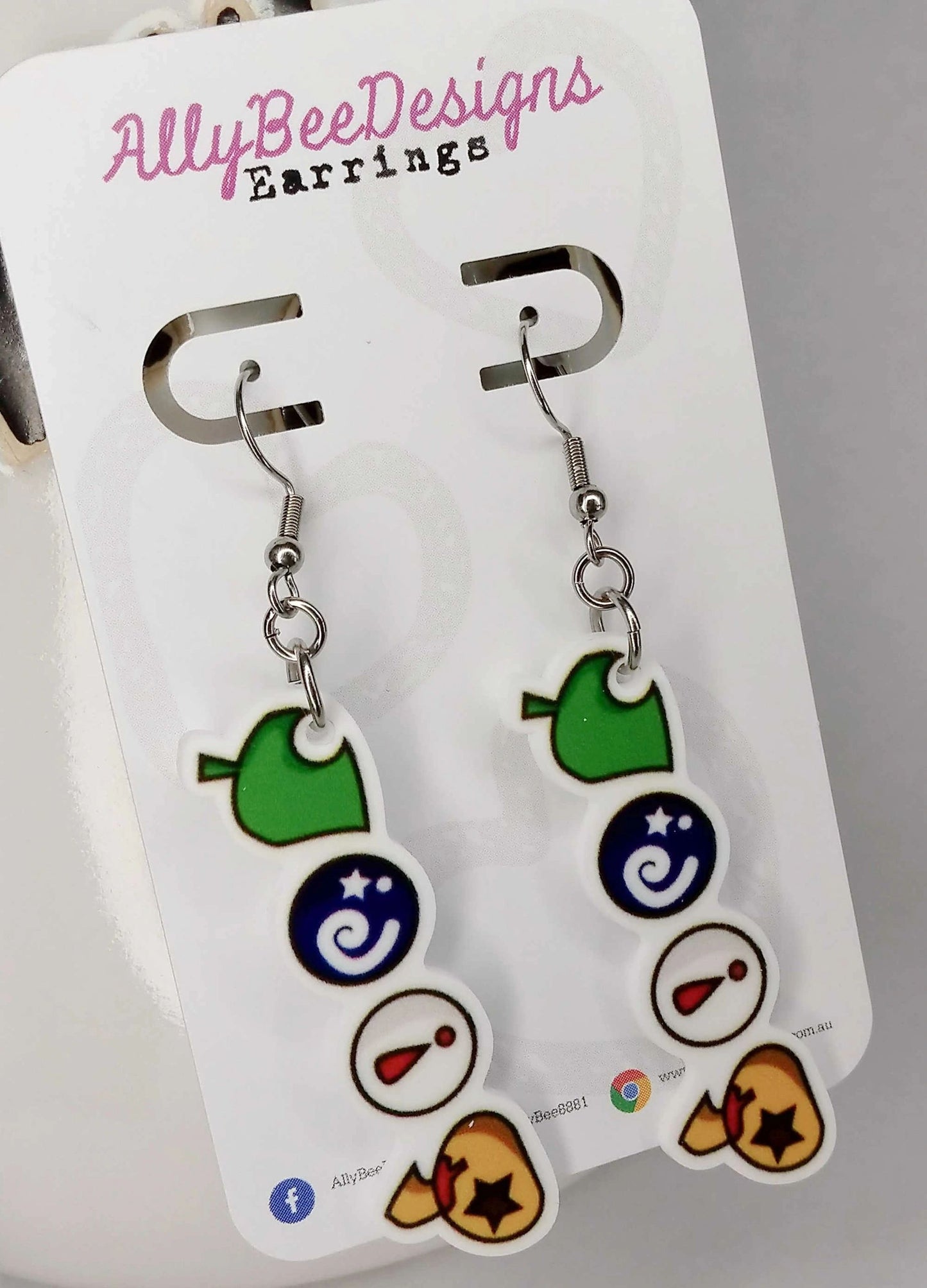 ACNH Game Themed Novelty Earrings