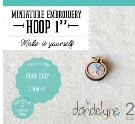 Dandelyne Mini Embroidery Hoops